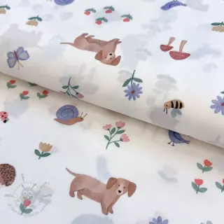Pamuk Animals in the garden design B digital print