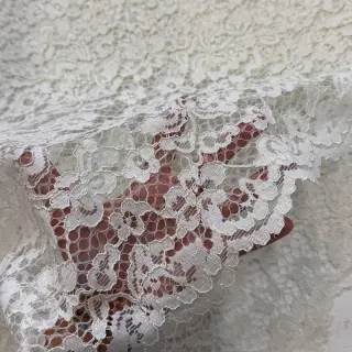 Čipka Scallop off white