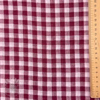 Tetra Tkanina/Muslin YARN DYED Stripes and checks design F