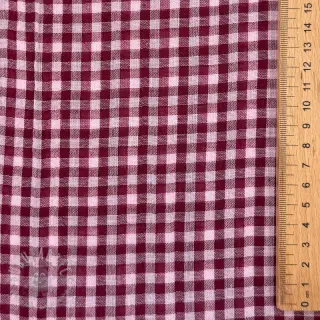 Tetra Tkanina/Muslin YARN DYED Stripes and checks design F