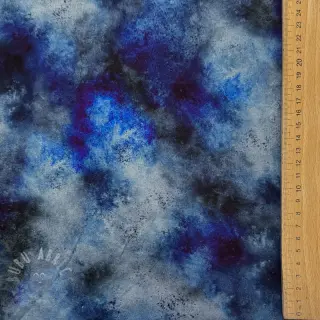 Triko TIE-DYE blue digital print
