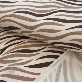 Triko materijal čupav Animal skin brown SIMPLY NATURAL
