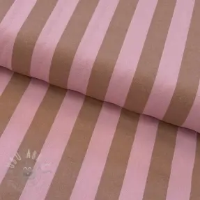 Pamučna tkanina YARN DYED NOVA Stripe light pink