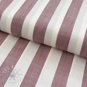 Viskoza YARN DYED Stripes BIG blush