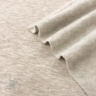 Triko materijal čupav JOGGING beige melange