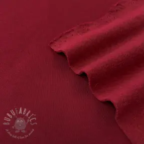Triko materijal čupav JOGGING dark red