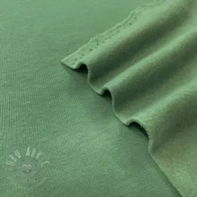Triko materijal čupav JOGGING forest green