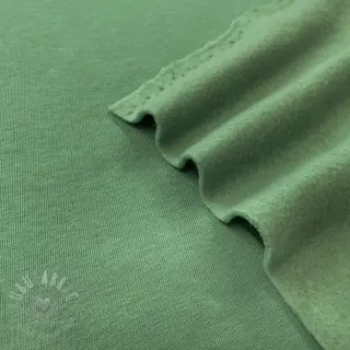 Triko materijal čupav JOGGING forest green