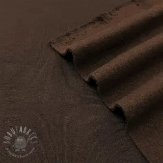 Triko materijal čupav JOGGING dark brown