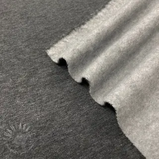 Triko materijal čupav JOGGING grey melange