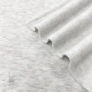 Triko materijal čupav JOGGING ecru melange