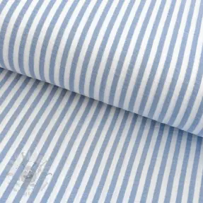 Tetra Tkanina/Muslin YARN DYED Summer stripe blue
