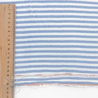 Tetra Tkanina/Muslin YARN DYED Summer stripe blue