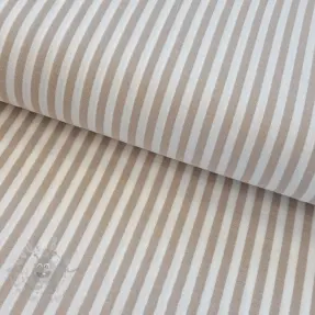 Tetra Tkanina/Muslin YARN DYED Summer stripe beige