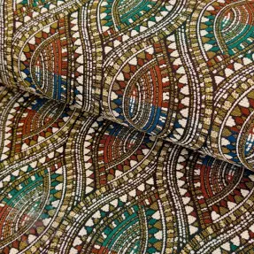 Dekorativna tkanina jacquard Yetu multico