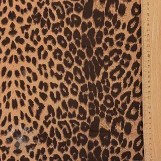 Tkanina za kapute TEDDY SUEDE Panther LEO light brown
