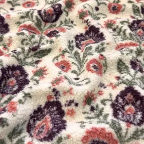 Tkanina za kapute TEDDY JACQUARD Pretty mix design F