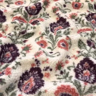 Tkanina za kapute TEDDY JACQUARD Pretty mix design F