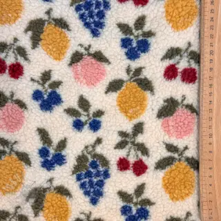 Tkanina za kapute TEDDY JACQUARD Pretty mix design E