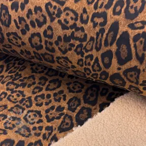 Tkanina za kapute TEDDY SUEDE Panther light brown