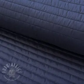 Prošivena tkanina WATERPROOF Stripes dark blue