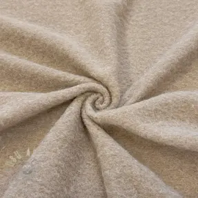 Tkanina za kapute Fancy wool touch sand