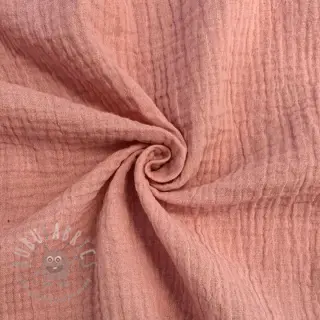 Tetra Tkanina/Muslin soft rose ORGANIC