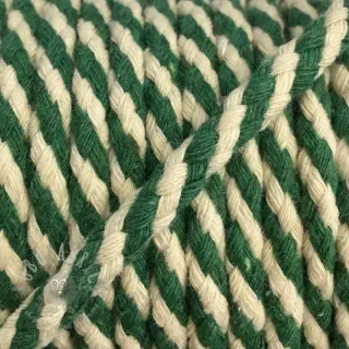 Pamučna vrpca 5 mm green ecru