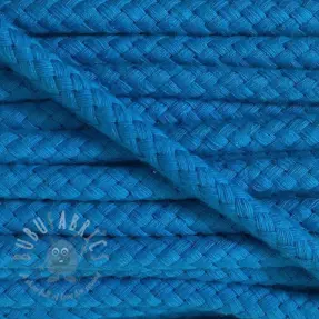 Pamučna upletena vrpca 8 mm blue