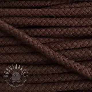 Pamučna upletena vrpca 8 mm choco