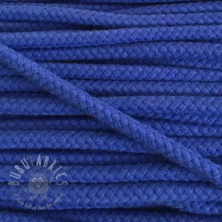 Pamučna upletena vrpca 8 mm cobalt