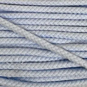 Pamučna upletena vrpca 8 mm light blue
