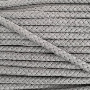 Bombažna vrvica 8 mm light grey