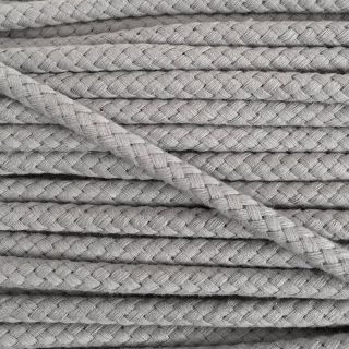 Bombažna vrvica 8 mm light grey