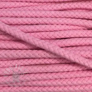 Pamučna upletena vrpca 8 mm light pink