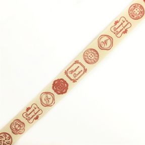 Pamučna vrpca Stamps pink