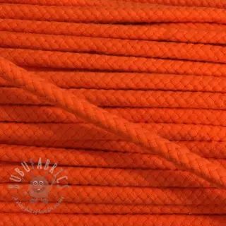 Pamučna upletena vrpca 8 mm orange
