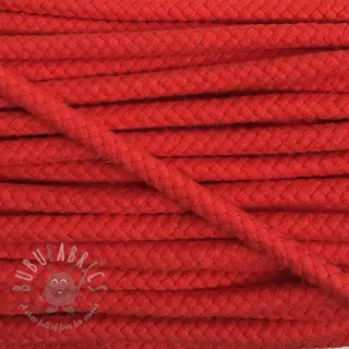 Pamučna upletena vrpca 8 mm red