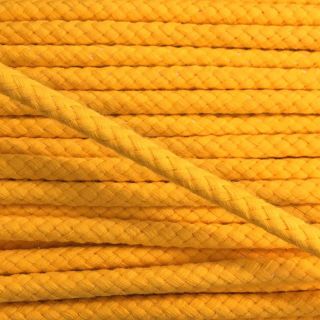 Pamučna upletena vrpca 8 mm yellow