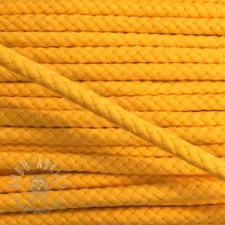 Pamučna upletena vrpca 8 mm yellow