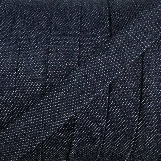 Pamučna vrpca plosnata 15 mm Denim navy