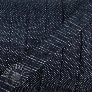 Pamučna vrpca ravna 15 mm Denim navy