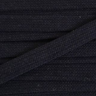 Pamučna vrpca plosnata 13 mm black
