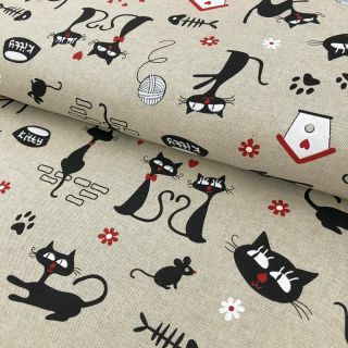 Dekorativna tkanina Linenlook Kitty