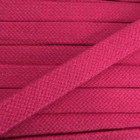 Bavlnená šnúra plochá 15 mm fuchsia