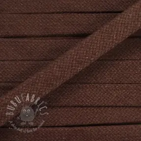 Pamučna vrpca ravna 15 mm choco