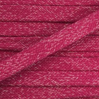 Pamučna vrpca ravna 15 mm melange fuchsia