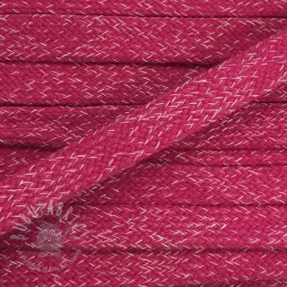 Pamučna vrpca ravna 15 mm melange fuchsia