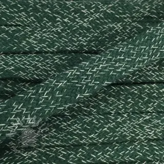 Pamučna vrpca ravna 15 mm melange green