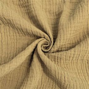 Dvoslojna gaza/muslin beige ORGANIC